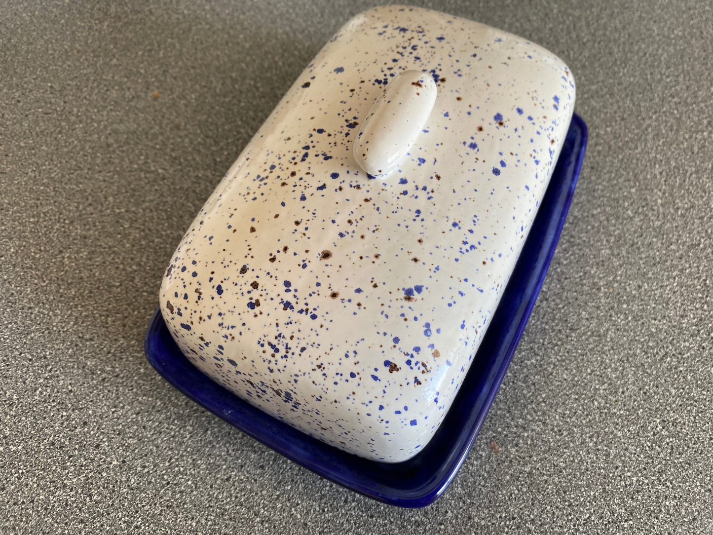 Handmade Pottery Butter Dish with Lid