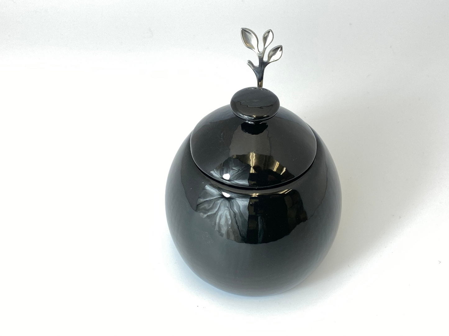 Butter Dish and Sugar Bowl Set - Jet Black Glaze