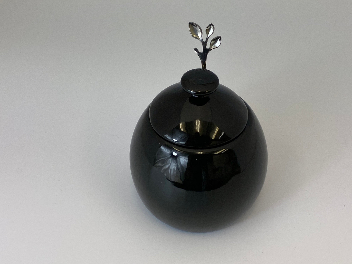 Butter Dish and Sugar Bowl Set - Jet Black Glaze