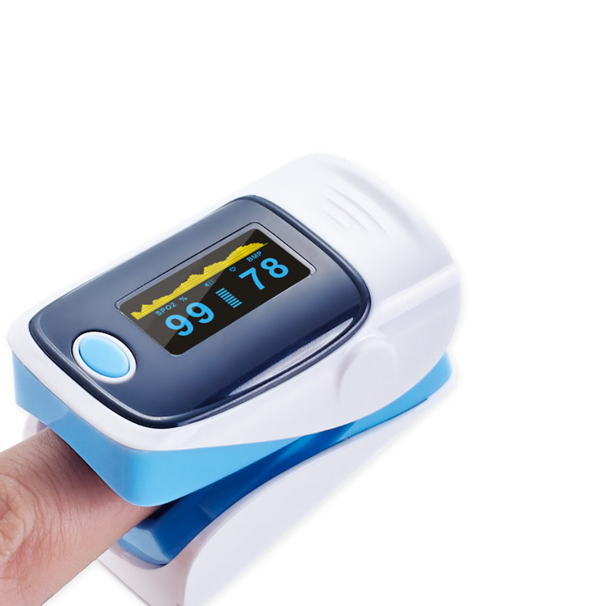 Fingertip Pulse Oximeter And Blood Oxygen Saturation Monitor With LED Display